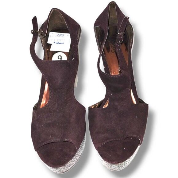 ‎Carlos Santana Dark Brown Suede Stiletto Sandal NEW 9 - Picture 2 of 9